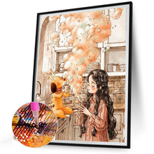 Load image into Gallery viewer, Diamond Painting - Full Round - little girl (40*50CM)