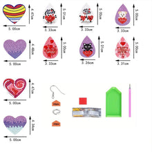 Load image into Gallery viewer, 10 Pairs Double Sided Cartoon DIY Craft Jewelry Making Ornaments for Adults Kids