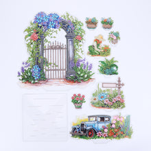 Load image into Gallery viewer, Acrylic Garden Classic Car Desktop Diamond Art Kits for Home Office Decor