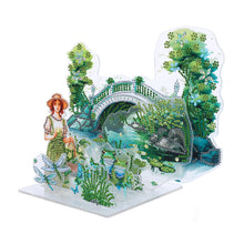 Load image into Gallery viewer, Acrylic Arch Bridge Pond Desktop Diamond Art Kits for Home Office Decor