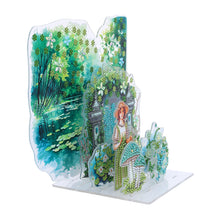 Load image into Gallery viewer, Acrylic Flower Table Top Diamond Painting Ornament Kits Desktop Diamond Art Kits