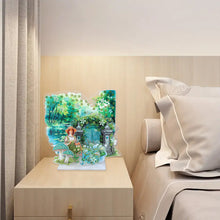 Load image into Gallery viewer, Acrylic Flower Table Top Diamond Painting Ornament Kits Desktop Diamond Art Kits