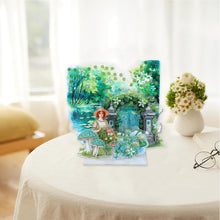Load image into Gallery viewer, Acrylic Flower Table Top Diamond Painting Ornament Kits Desktop Diamond Art Kits