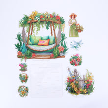 Load image into Gallery viewer, Acrylic Garden Rocking Chair Desktop Diamond Art Kits for Home Office Decor