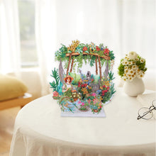 Load image into Gallery viewer, Acrylic Garden Rocking Chair Desktop Diamond Art Kits for Home Office Decor