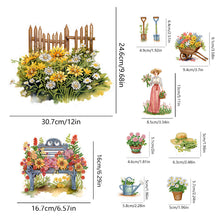 Load image into Gallery viewer, Acrylic Flower Table Top Diamond Painting Ornament Kits Desktop Diamond Art Kits