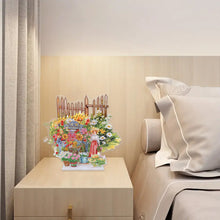 Load image into Gallery viewer, Acrylic Flower Table Top Diamond Painting Ornament Kits Desktop Diamond Art Kits