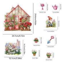 Load image into Gallery viewer, Acrylic Flower Table Top Diamond Painting Ornament Kits Desktop Diamond Art Kits