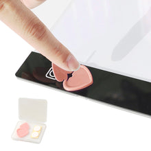 Load image into Gallery viewer, Heart Shaped Dustproof Diamond Painting Push Button Switch Cover for Light Table