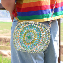 Load image into Gallery viewer, Partial Special Shaped Owl Mandala 5D Diamond Handmade Knitting Bag Daily Purse