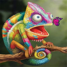 Load image into Gallery viewer, AB Diamond Painting - Full Square - chameleon (45*60CM)