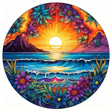 Load image into Gallery viewer, Diamond Painting - Full Round - color seaside landscape (30*30CM)