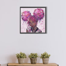 Load image into Gallery viewer, AB Diamond Painting - Full Round - flower girl (40*40CM)