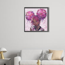 Load image into Gallery viewer, AB Diamond Painting - Full Round - flower girl (40*40CM)