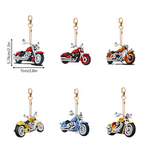 Load image into Gallery viewer, 6Pcs Double Sided Special Shaped Cartoon Diamond Painting Keychain for Beginners