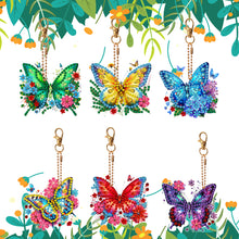 Load image into Gallery viewer, 6Pcs Double Sided Special Shaped Cartoon Diamond Painting Keychain for Beginners