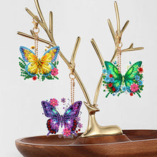 Load image into Gallery viewer, 6Pcs Double Sided Special Shaped Cartoon Diamond Painting Keychain for Beginners