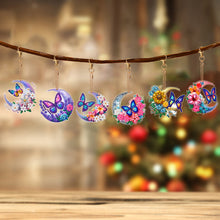 Load image into Gallery viewer, 6Pcs Double Sided Special Shaped Cartoon Diamond Painting Keychain for Beginners