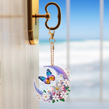 Load image into Gallery viewer, 6Pcs Double Sided Special Shaped Cartoon Diamond Painting Keychain for Beginners