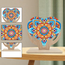 Load image into Gallery viewer, Wooden Flower Diamond Painting Desktop Decorations Butterfly Bedroom Table Decor