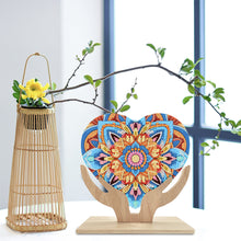 Load image into Gallery viewer, Wooden Flower Diamond Painting Desktop Decorations Butterfly Bedroom Table Decor