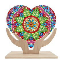 Load image into Gallery viewer, Wooden Flower Diamond Painting Desktop Decorations Butterfly Bedroom Table Decor