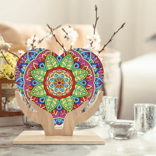 Load image into Gallery viewer, Wooden Flower Diamond Painting Desktop Decorations Butterfly Bedroom Table Decor