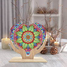 Load image into Gallery viewer, Wooden Flower Diamond Painting Desktop Decorations Butterfly Bedroom Table Decor