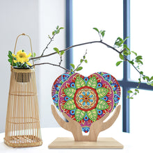 Load image into Gallery viewer, Wooden Flower Diamond Painting Desktop Decorations Butterfly Bedroom Table Decor