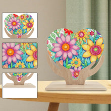 Load image into Gallery viewer, Wooden Flower Diamond Painting Desktop Decorations Butterfly Bedroom Table Decor