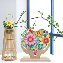 Load image into Gallery viewer, Wooden Flower Diamond Painting Desktop Decorations Butterfly Bedroom Table Decor