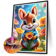 Load image into Gallery viewer, Diamond Painting - Full Round - garden rabbit (30*40CM)