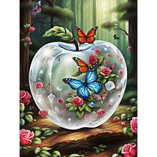 Load image into Gallery viewer, Diamond Painting - Full Round - apple butterfly (30*40CM)