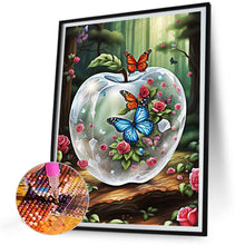 Load image into Gallery viewer, Diamond Painting - Full Round - apple butterfly (30*40CM)