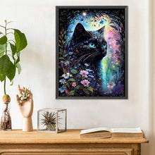 Load image into Gallery viewer, Diamond Painting - Full Round - Mysterious Jungle Cat (30*40CM)