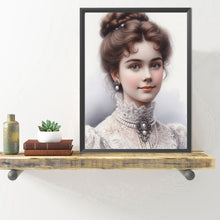 Load image into Gallery viewer, Diamond Painting - Full Round - lady of flowers and plants (40*50CM)