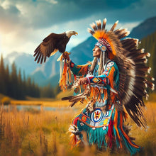Load image into Gallery viewer, Diamond Painting - Full Square - indian falconer (40*40CM)
