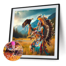 Load image into Gallery viewer, Diamond Painting - Full Square - indian falconer (40*40CM)