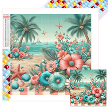 Load image into Gallery viewer, Diamond Painting - Full Square - summer seaside (30*30CM)
