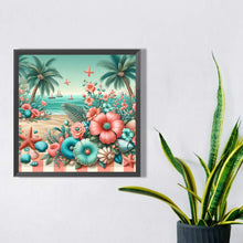 Load image into Gallery viewer, Diamond Painting - Full Square - summer seaside (30*30CM)