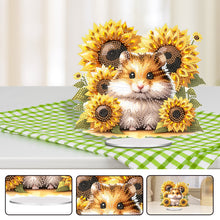 Load image into Gallery viewer, Acrylic Cat Hamster Diamond Painting Desktop Decorations Home Bedroom Decoration