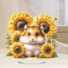 Load image into Gallery viewer, Acrylic Cat Hamster Diamond Painting Desktop Decorations Home Bedroom Decoration