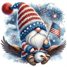 Load image into Gallery viewer, Diamond Painting - Full Round - Goblin riding an owl (30*30CM)