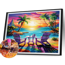 Load image into Gallery viewer, Diamond Painting - Full Round - Beach view (50*40CM)