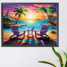 Load image into Gallery viewer, Diamond Painting - Full Round - Beach view (50*40CM)
