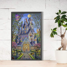 Load image into Gallery viewer, Diamond Painting - Full Round - Fairy Moon Night Castle (30*50CM)
