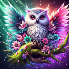 Load image into Gallery viewer, AB Diamond Painting - Full Round - owl (40*40CM)