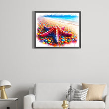 Load image into Gallery viewer, AB Diamond Painting - Full Round - summer ocean starfish (50*40CM)
