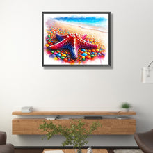 Load image into Gallery viewer, AB Diamond Painting - Full Round - summer ocean starfish (50*40CM)