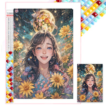 Load image into Gallery viewer, Diamond Painting - Full Square - flower girl (40*60CM)